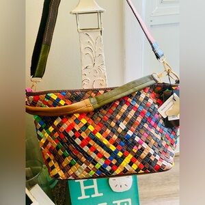 Classic Genuine Leather Multi Color Shouler Bag